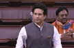 Cong MPs Disrupt Sachins First Speech in Rajya Sabha